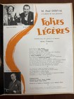 Folies Bergere Vintage Playbill Souvenir Program 1958