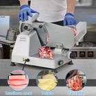 Commercial 10  Blade Electric Meat Slicer Deli Food Slicer Cutter Kitchen 240w