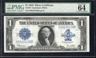 1923  1 Silver Certificate Horseblanket Pmg 64 Epq Fr 237 One Dollar Bill 70136
