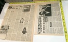 Paul Mccartney Linda Vintage Newspaper Articles 1971 2pc Lot  Ram Beatles