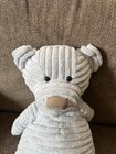 Jellycat Baby London Corduroy Grey blue Bear Plush Retired Collectiblle 16 