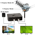 200 Miles Outdoor Tv Antenna Motorized Amplified Hd Tv 1080p Vhf uhf 360   Rotor