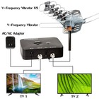 200mile Outdoor Tv Antenna Motorized Amplified Hd Tv 1080p Vhf uhf 360   Rotor