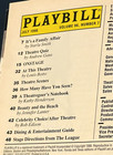 Rent Original Broadway Cast Playbill - July 1996
