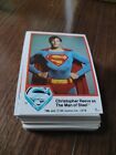 1978 Superman The Movie Trading Cards Series 1 Complete 1-77 Dc Comics Reeves