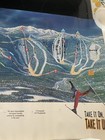 Vintage Original Sunday River Ski Poster Take It On Take It Up 34  X 17 