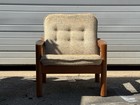 Mid-century Modern M  re Lenestol Fabrikk Klarinett Teak Lounge Chair