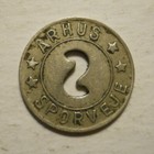 Aarhus  Denmark Transit Token - 10as