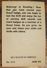 8 21 1973 Billy Smith s Boy Scouts Of America Scout Rank Patch   Certificate