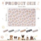 Hobbtree 6 Pack Guinea Pig Cage Liners Washable Fleece Blanket Small Animal Pet