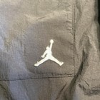 Girls Xl Jordan Black   Gray Windbreaker Jacket With Red Jumpman Logo