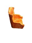 Vintage Ideal Petite Princess Patti Orange Dollhouse Chair
