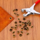 300pack Grommet Eyelet Pliers Kit Grommet Tool Kit For Leather belt shoes crafts