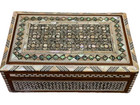 Handmade Wooden Jewelry Box Wood Trinket Storage Wood Box Mother Of Pearl Inlay