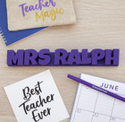 Personalized Name Plate - Custom Desk Name Sign - 3d Printed Decor