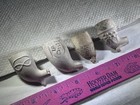 Lot Of 4 Antique White Clay Fur Trade Tavern Pipe Bowls No Stem 2 Heraldic Sign