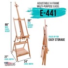 U s  Art Supply Adjustable H-frame Multi-purpose Studio Artist Wooden Easel 88 