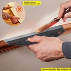 Paltren 12-inch Paint Edger   Trim Guard   Stainless Steel Straight Black