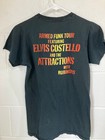 Rare Original Elvis Costello Armed Funk Tour 1979 Concert 2-sided T-shirt Sm med