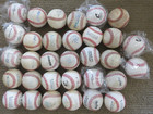 Lot Of 32 Nice New And Lightly Used Leather Baseballs Batting Fielding Practice