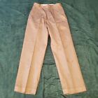 Vintage 1950s-60s Early Vietnam War Us Army Cotton Twill Trousers Pants