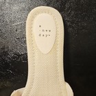 Nwt A New Day Ariella Raffia Woven Slide Sandals Memory Foam Ivory White Size 11