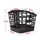 Detachable Front Bike Basket W  Lid   Large Capacity Pc Storage For E-bike