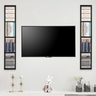 2x Floating Shelf Wall Mount Cd Dvd Rack Media Storage Organizer Shelves Large