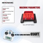 Hw Remote Control Lawn Mower 45   Climbing Adjustable Mowing Height Four-w 224-55
