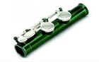 Brand New Green silver C Foot Open Hole Flute - Low Price Guarantee   blemish 