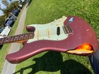 Fender Custom Shop Masterbuilt Imperial Arc Relic Stratocaster Burgundy Mist