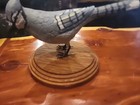 Hand Carved And Painted Blue Jay Bird Vintage Carved In 1942   9 5 X 6 Inch