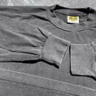 Vintage Faded Black T Shirt Blank 90s Style Single Stitch Sun Faded Long Sleeve