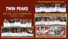 2025 Twin Peaks The Log Lady Chronicles Factory Sealed Box W  3 Autographs   P1