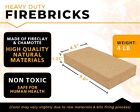 Usm-5 Heavy Duty Firebricks 5-pack Fireclay  Chamotte 3000f Us Stove 9  X 4-1 2 