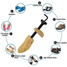 1pc 2-way Wooden Adjustable Shoe Stretcher Expander Men Women Boot Size Us 5-13