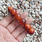 Superb 18 Mm Translucent Beads Borneo Agathis Bracelet 13 Beads Raja Kayu  05