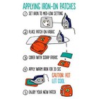 Compass Patch Embroidered Iron-on Applique Nature Badge Souvenir