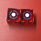 Hacienda Las Vegas Hotel Casino Dice Pair Rare Matching Numbers