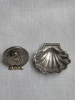 William B Meyers Sterling Silver Dollhouse Miniature Footed Shell Dish 
