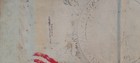 Rare-  Antique 1915 Ppie Exposition Table Runner  Or Wall Banner Fringe-