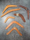 Seven Vintage Antique Aboriginal  Australian Boomerang Collection
