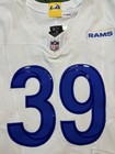 Jaylen Mccollough Los Angeles Rams 2024 4x Multi-game Worn Used Jersey Coa Nfl