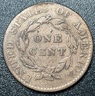 1822 Coronet Head Large Cent 1c Vf Very Fine Details Damaged