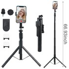 68  Wireless Remote Selfie Stick Tripod Cell Phone Camera Stand With Fill Lights