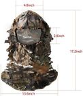 3d Ghillie Face Mask Leafy Ghillie Camo Full Cover Headwear Hunting Accessories