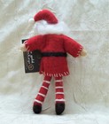 Santa Claus 8-inch Felt Christmas Ornament Holiday New With Tag