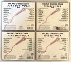 Sound Choice Spotlight Karaoke - 70 s   80 s Hits - 4 Disc Lot - Wow 