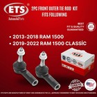 Ets 2pc Front Outer Tie Rod End Kit Es801123 Fits 2019-2022 Ram 1500 Classic    