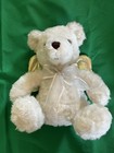 Avon 10    Inspirational Plush Singing Angel Bear 2001 Prayer Song Works 